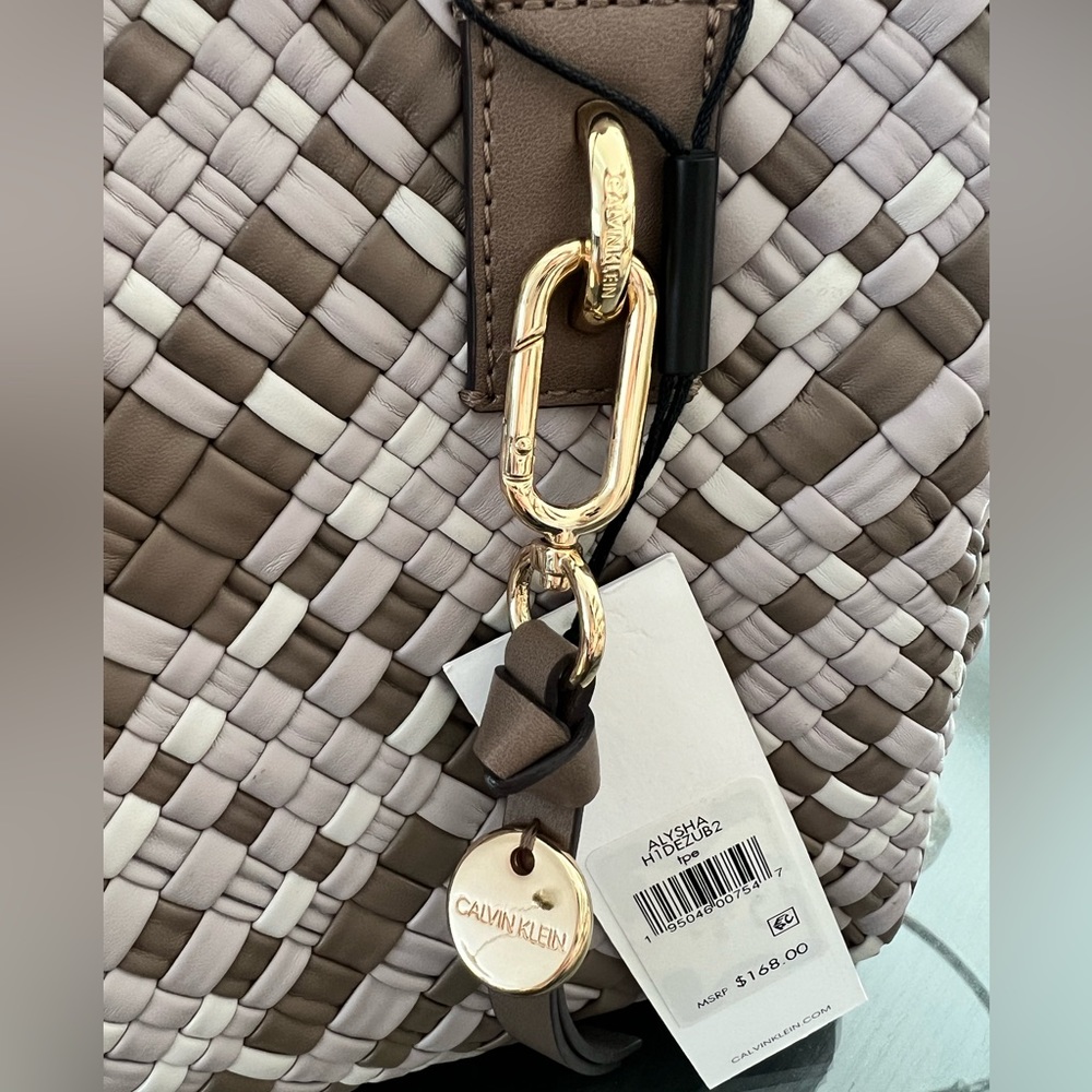 Calvin Klein Taupe Crossbody Bag - Picture 3 of 5